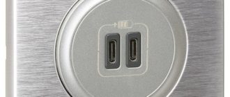 USB розетки типа A и С